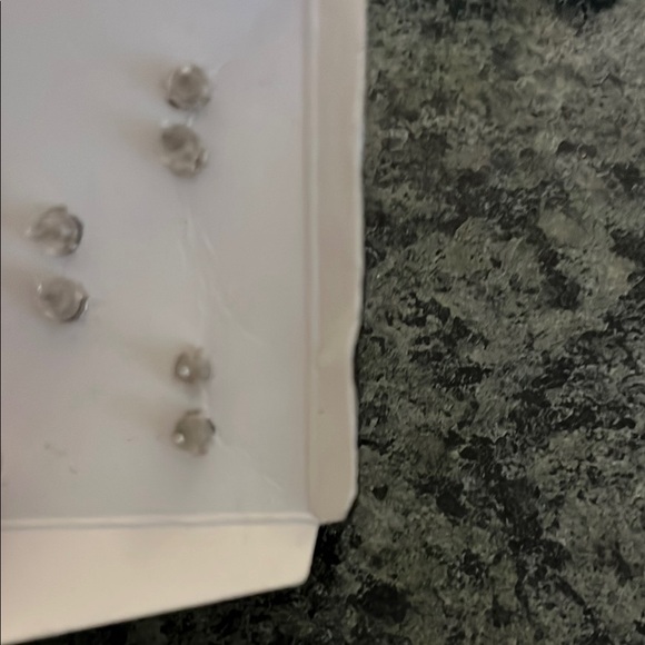 Sterling Silver Stud Earrings Set - Picture 2 of 4